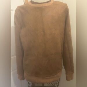 Paisley and Gray limited edition faux suede sweater